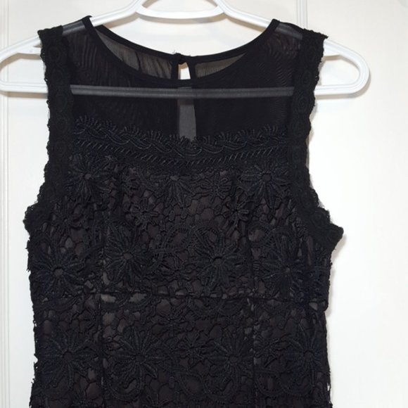 NWT Soieblu Black Lace Dress - Picture 2 of 6